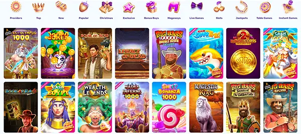Slots Palace Casino games
